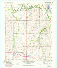 Download a high-resolution, GPS-compatible USGS topo map for Morrison NE, OK (1988 edition)
