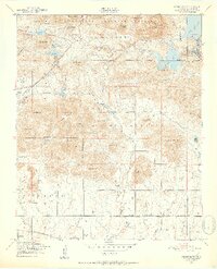 1949 Map of Mount Scott, 1952 Print