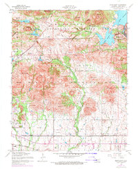 preview thumbnail of historical topo map of Comanche County, OK in 1956