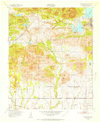 1949 Map of Cache, OK, 1952 Print
