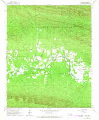 preview thumbnail of historical topo map of Le Flore County, OK in 1966