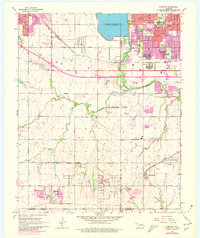 Download a high-resolution, GPS-compatible USGS topo map for Mustang, OK (1980 edition)