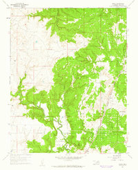 preview thumbnail of historical topo map of Osage County, OK in 1960
