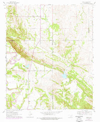 preview thumbnail of historical topo map of Carter County, OK in 1963