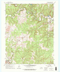 Download a high-resolution, GPS-compatible USGS topo map for Nelagoney, OK (1975 edition)