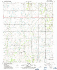 Download a high-resolution, GPS-compatible USGS topo map for Nellie, OK (1991 edition)