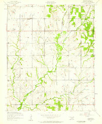 Download a high-resolution, GPS-compatible USGS topo map for Nellie, OK (1959 edition)