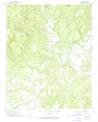 Download a high-resolution, GPS-compatible USGS topo map for Nicut, OK (1974 edition)