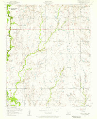 Download a high-resolution, GPS-compatible USGS topo map for Ninemile Creek, OK (1959 edition)