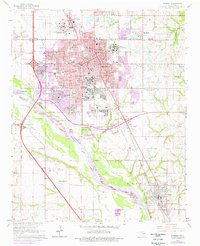 Download a high-resolution, GPS-compatible USGS topo map for Norman, OK (1976 edition)