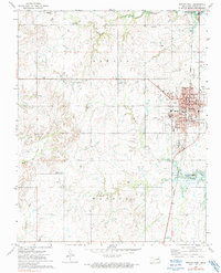 Download a high-resolution, GPS-compatible USGS topo map for Nowata West, OK (1991 edition)