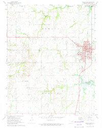 Download a high-resolution, GPS-compatible USGS topo map for Nowata West, OK (1974 edition)