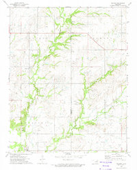 Download a high-resolution, GPS-compatible USGS topo map for Oglesby, OK (1974 edition)