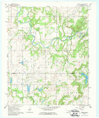 Download a high-resolution, GPS-compatible USGS topo map for Okemah SE, OK (1986 edition)