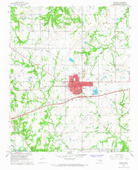 Download a high-resolution, GPS-compatible USGS topo map for Okemah, OK (1968 edition)