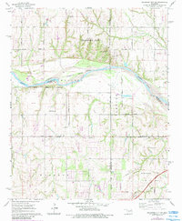 Download a high-resolution, GPS-compatible USGS topo map for Oklahoma City SW, OK (1983 edition)