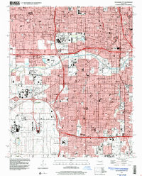 Download a high-resolution, GPS-compatible USGS topo map for Oklahoma City, OK (2000 edition)