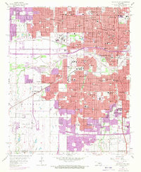 preview thumbnail of historical topo map of Oklahoma City, OK in 1956
