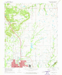 Download a high-resolution, GPS-compatible USGS topo map for Okmulgee North, OK (1973 edition)