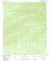 Download a high-resolution, GPS-compatible USGS topo map for Old Glory Mountain, OK (1983 edition)