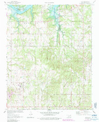 Download a high-resolution, GPS-compatible USGS topo map for Olive, OK (1983 edition)