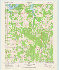 Download a high-resolution, GPS-compatible USGS topo map for Olive, OK (1978 edition)