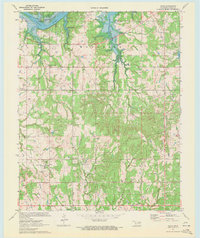 Download a high-resolution, GPS-compatible USGS topo map for Olive, OK (1972 edition)