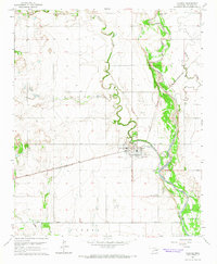 Download a high-resolution, GPS-compatible USGS topo map for Olustee, OK (1965 edition)