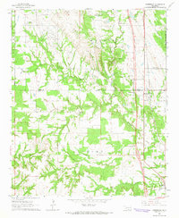 Download a high-resolution, GPS-compatible USGS topo map for Overbrook, OK (1965 edition)