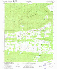 Download a high-resolution, GPS-compatible USGS topo map for Panola, OK (1980 edition)