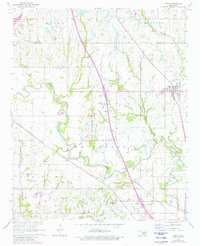 Download a high-resolution, GPS-compatible USGS topo map for Paoli, OK (1980 edition)