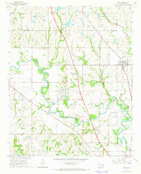 Download a high-resolution, GPS-compatible USGS topo map for Paoli, OK (1966 edition)