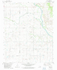 Download a high-resolution, GPS-compatible USGS topo map for Parvin, OK (1983 edition)