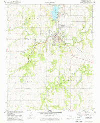 Download a high-resolution, GPS-compatible USGS topo map for Pawnee, OK (1978 edition)