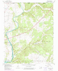 Download a high-resolution, GPS-compatible USGS topo map for Peoria, OK (1982 edition)