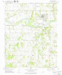 preview thumbnail of historical topo map of Perkins, OK in 1978