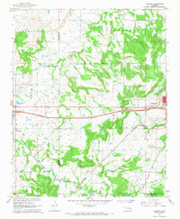 Download a high-resolution, GPS-compatible USGS topo map for Pharoah, OK (1968 edition)