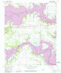 Download a high-resolution, GPS-compatible USGS topo map for Pierce, OK (1989 edition)