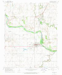 Download a high-resolution, GPS-compatible USGS topo map for Pond Creek, OK (1970 edition)