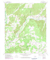 Download a high-resolution, GPS-compatible USGS topo map for Proctor, OK (1983 edition)