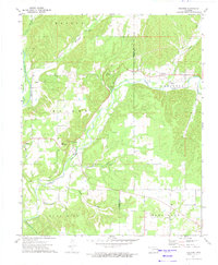 Download a high-resolution, GPS-compatible USGS topo map for Proctor, OK (1974 edition)