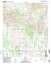 1997 Map of Quanah Mountain, 1999 Print