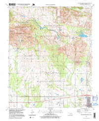 Download a high-resolution, GPS-compatible USGS topo map for Quanah Mountain, OK (1999 edition)