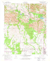 Download a high-resolution, GPS-compatible USGS topo map for Quanah Mountain, OK (1976 edition)
