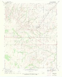 1969 Map of Quinlan, 1971 Print