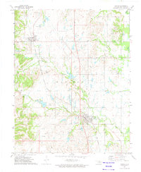 Download a high-resolution, GPS-compatible USGS topo map for Ramona, OK (1974 edition)