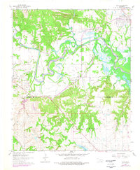 Download a high-resolution, GPS-compatible USGS topo map for Ravia, OK (1978 edition)