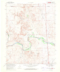 Download a high-resolution, GPS-compatible USGS topo map for Razor Blade Mesa, OK (1971 edition)