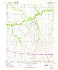 Download a high-resolution, GPS-compatible USGS topo map for Red Rock, OK (1979 edition)