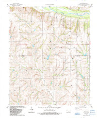 Download a high-resolution, GPS-compatible USGS topo map for Rhea, OK (1985 edition)